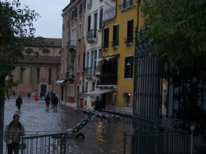 Flood Behind Inst. of Letters